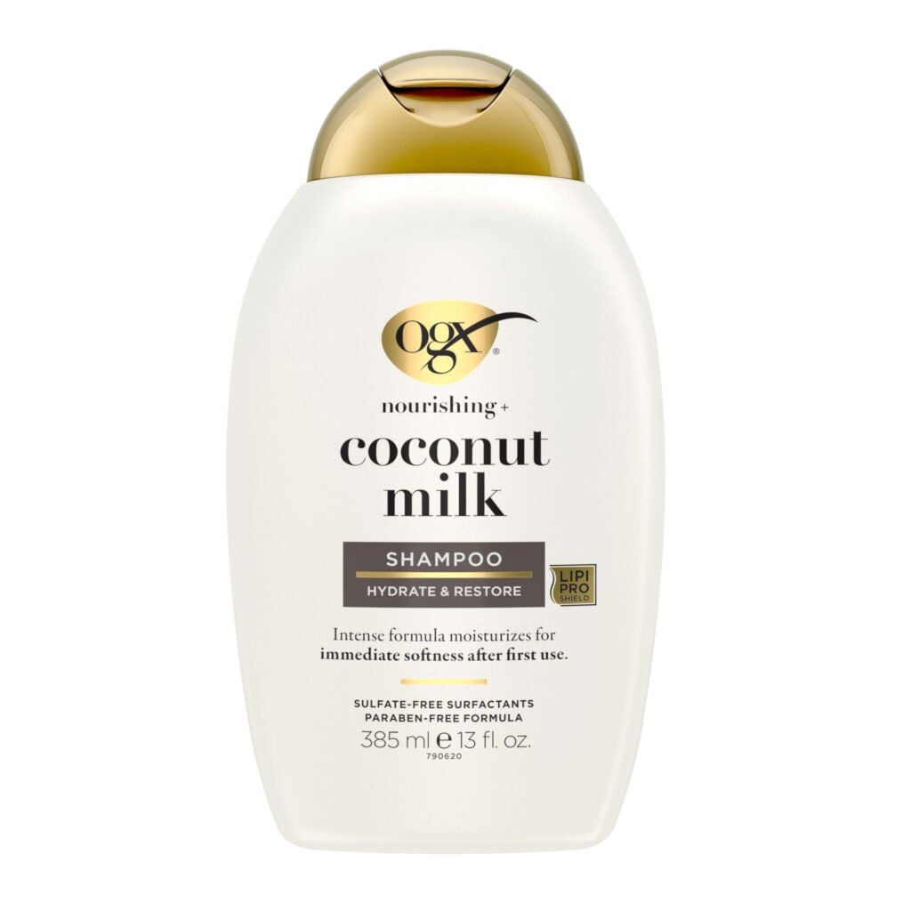 OGX SHAMPOO HIDRATANTE Y RESTAURADOR DE LECHE DE COCO 13 OZ