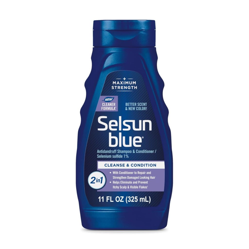 SELSUN BLUE SHAMPOO 2 EN 1 MAXIMA RESISTENCIA 11 OZ