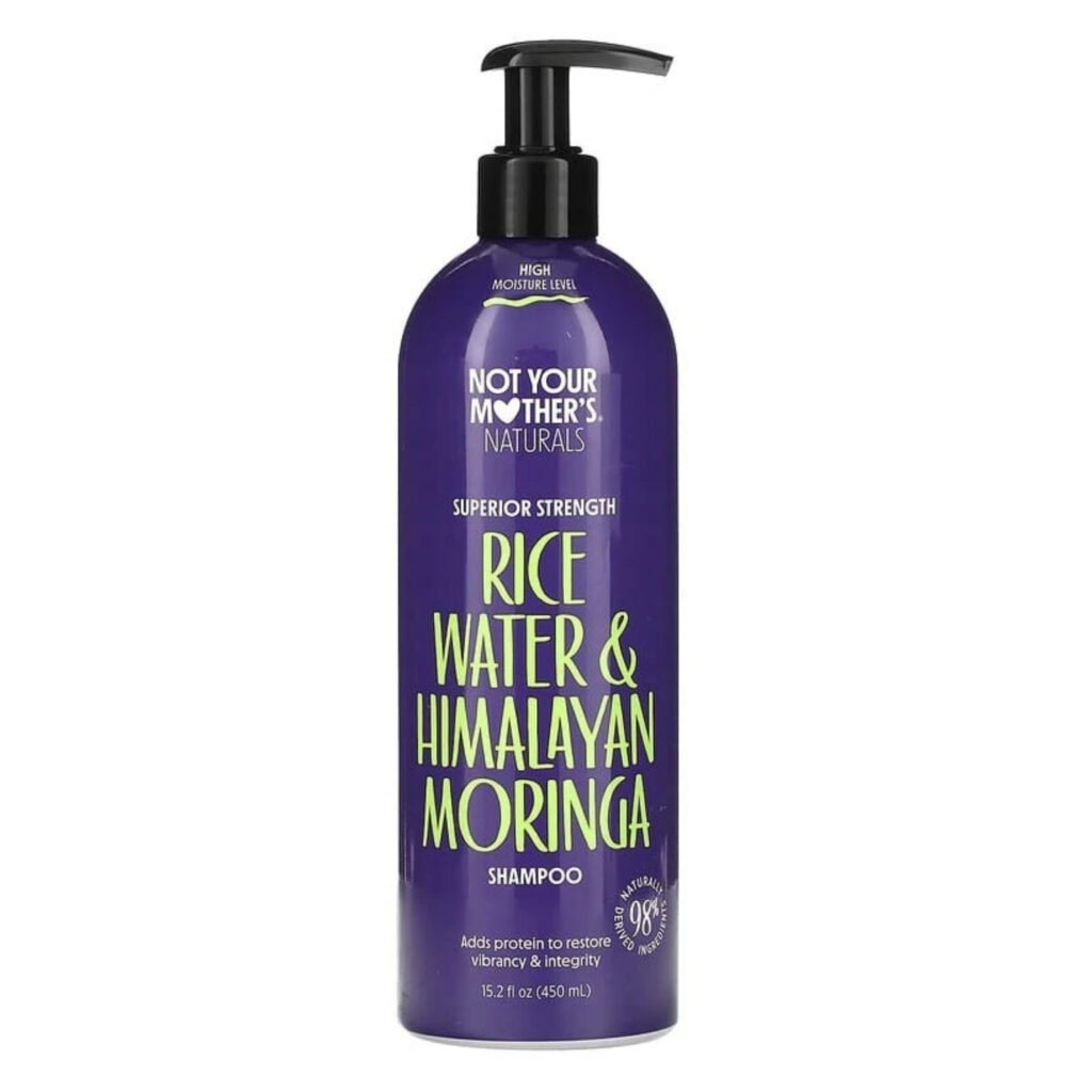 NOT YOUR MOTHER'S SHAMPOO FUERZA SUPERIOR AGUA DE ARROZ Y MORINGA DEL HIMALAYA 15.2 OZ