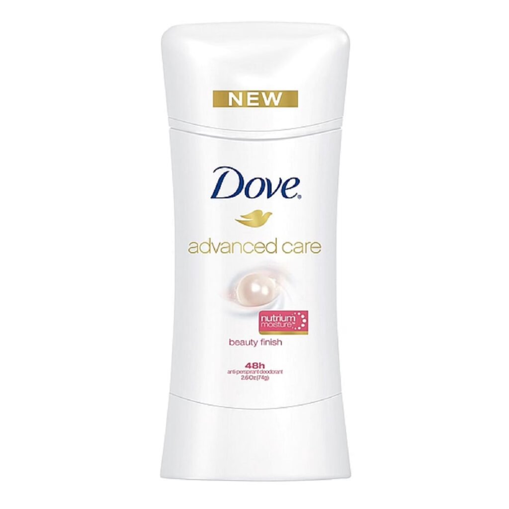 DOVE ADVANCED CARE DESODORANTE ANTITRANSPIRANTE EN BARRA BEAUTY FINISH 2.6 OZ