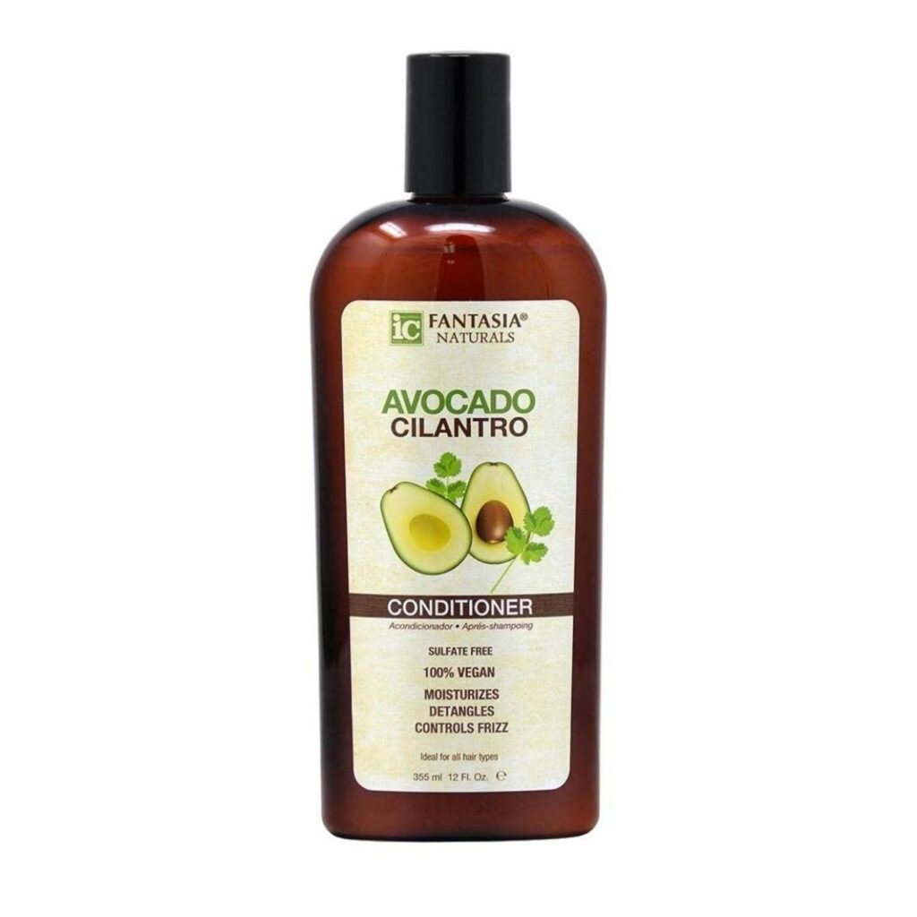 IC FANTASIA NATURALS ACONDICIONADOR HIDRATANTE Y SUAVIZANTE DE CILANTRO DE AGUACATE 12 OZ