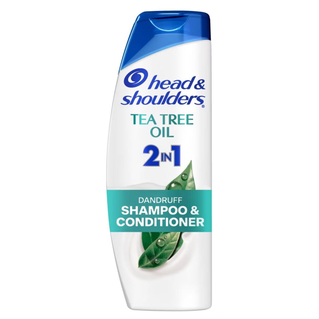 HEAD & SHOULDERS SHAMPOO 2 EN 1 PARA LA CASPA CON ACEITE DE ARBOL DE TE 12.5 OZ