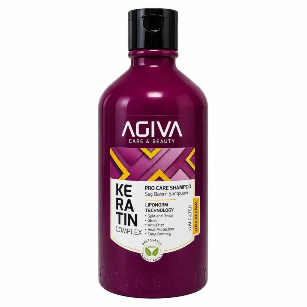 AGIVA SHAMPOO REPARADOR E HIDRATANTE PARA CABELLO SECO, DAÑADO O CON FRIZZ 500 ML