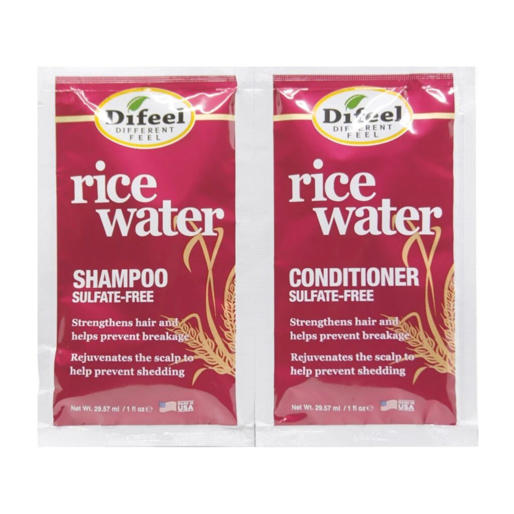DIFEEL SOBRE SHAMPOO FORTALECEDOR CON AGUA DE ARROZ 2 OZ