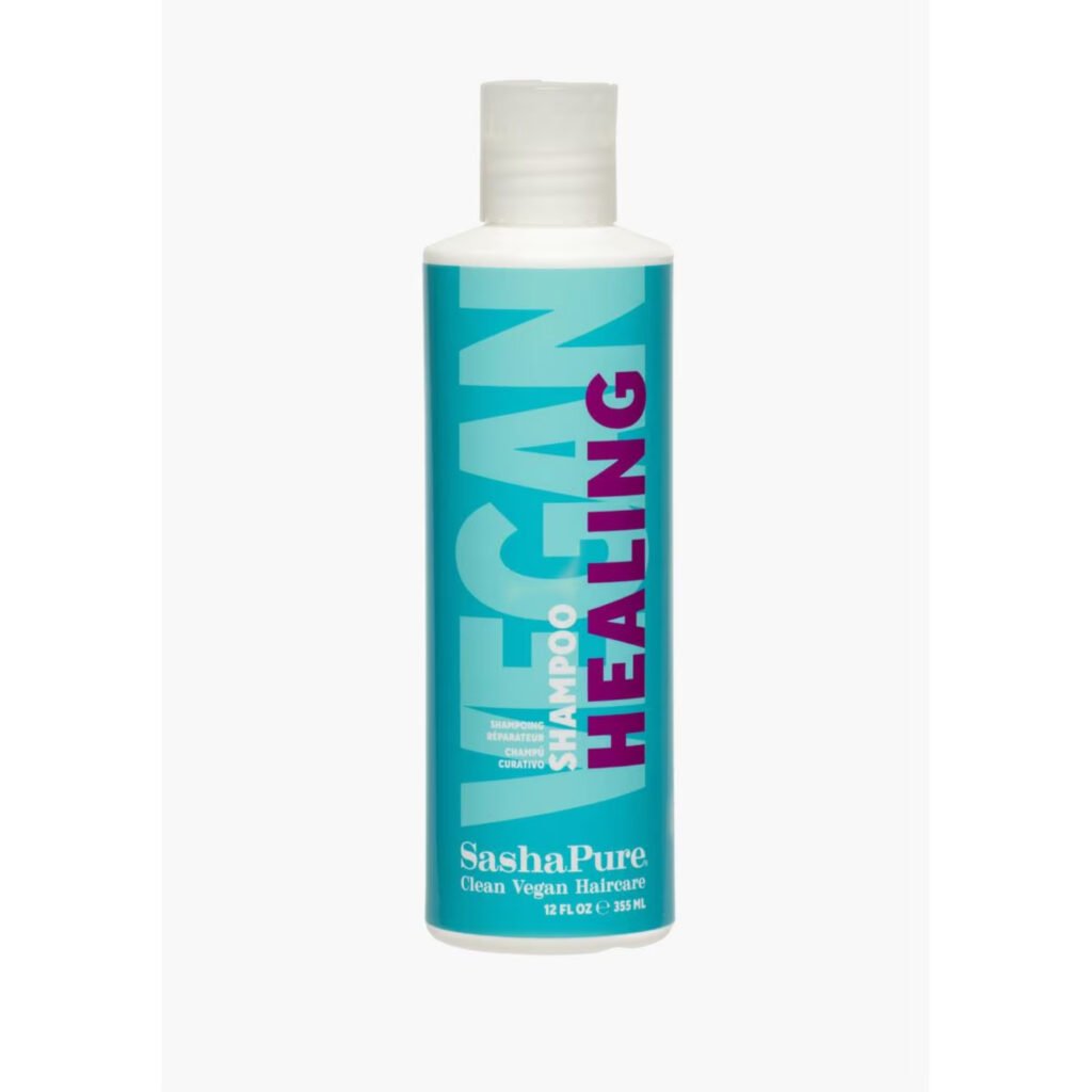 SASHAPURE SHAMPOO REPARADOR CUIDADO CAPILAR VEGANO Y LIMPIO 12 OZ