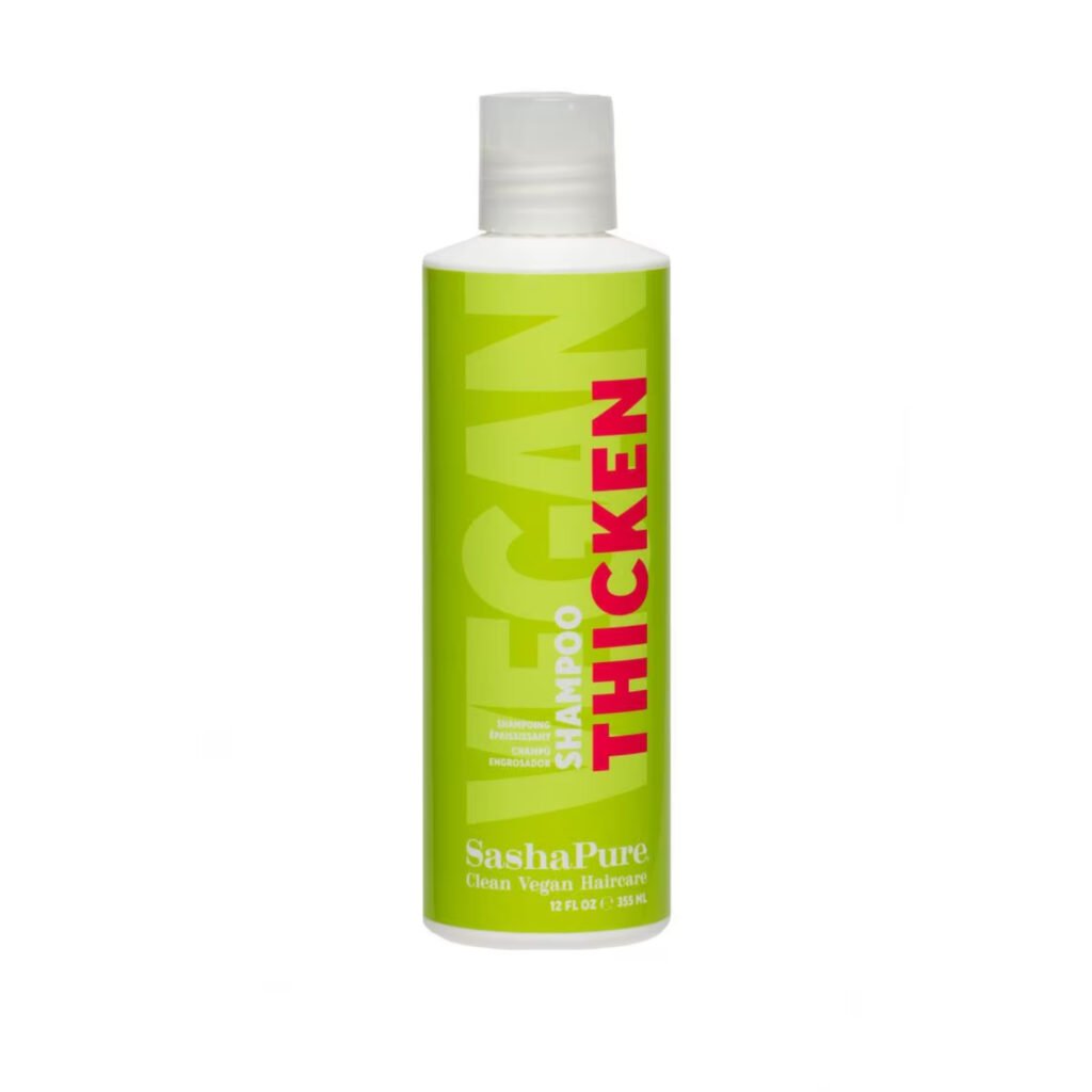 SASHAPURE SHAMPOO VOLUMINIZADOR CUIDADO CAPILAR VEGANO Y LIMPIO 12 OZ
