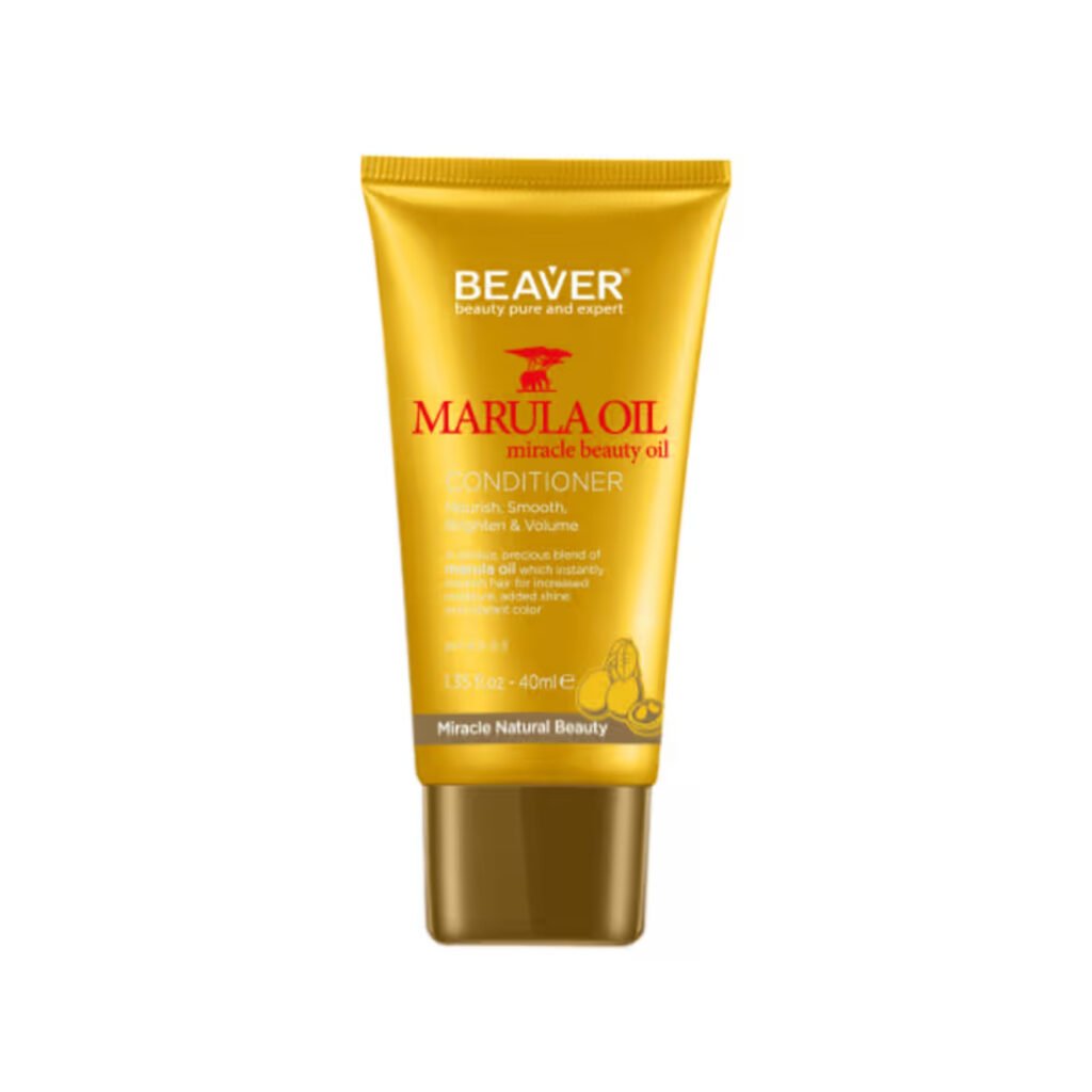 BEAVER ACONDICIONADOR PARA CABELLO NORMAL O SECO DE ACEITE DE MARULA 40 ML