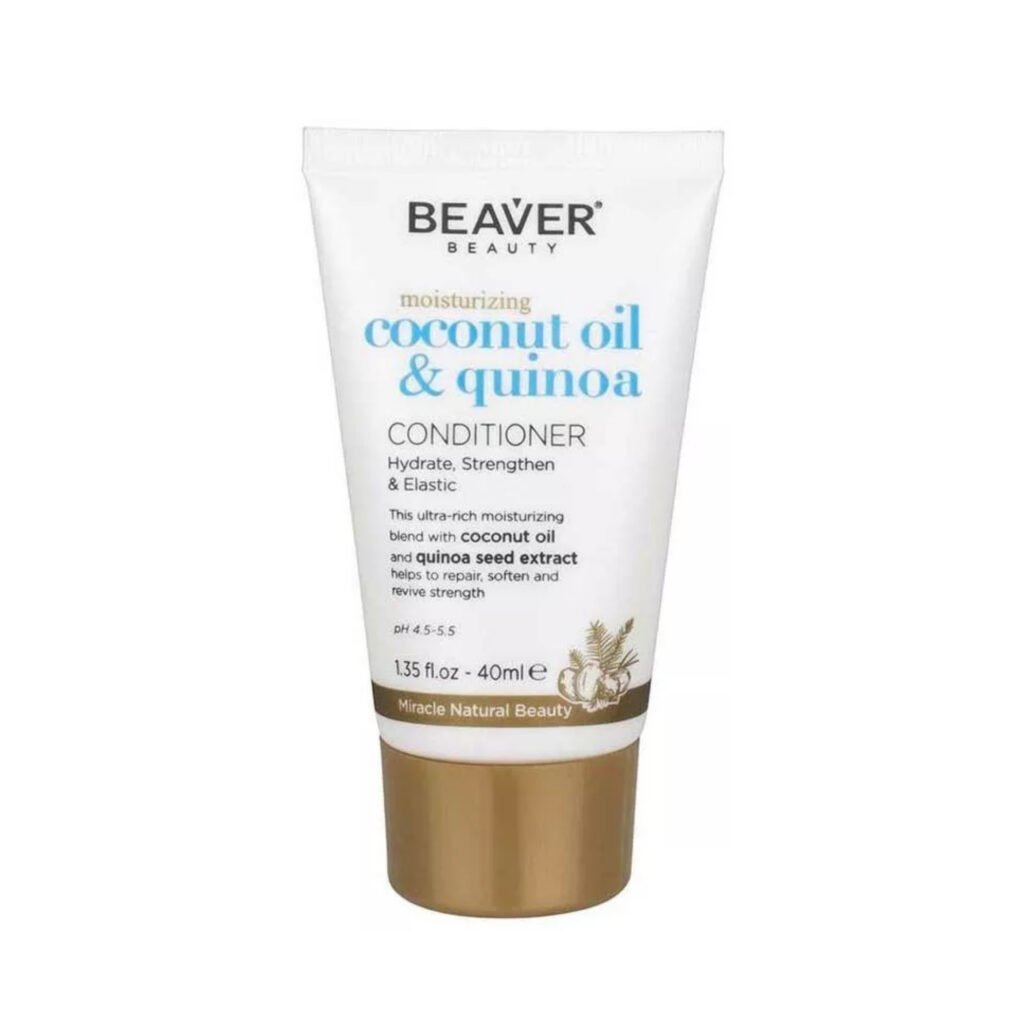 BEAVER ACONDICIONADOR HIDRATANTE CON ACEITE DE COCO Y QUINOA 40 ML