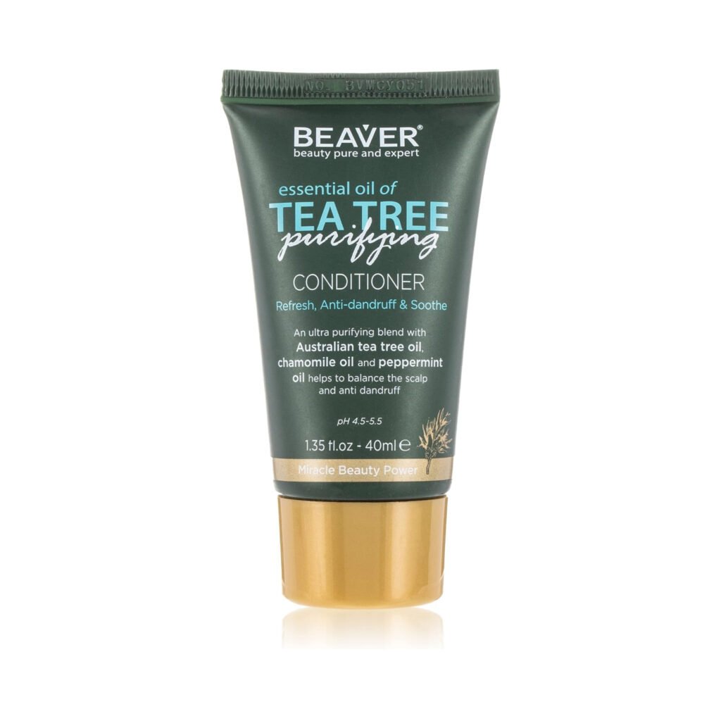 BEAVER ACONDICIONADOR REFRESCANTE DE ACEITE PURIFICANTE DE ARBOL DE TE DE CASTOR 40 ML