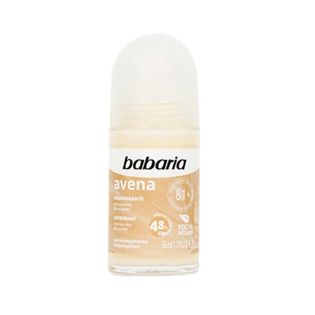 BABARIA DESODORANTE ANTITRANSPIRANTE ROLL ON AVENA 50 ML