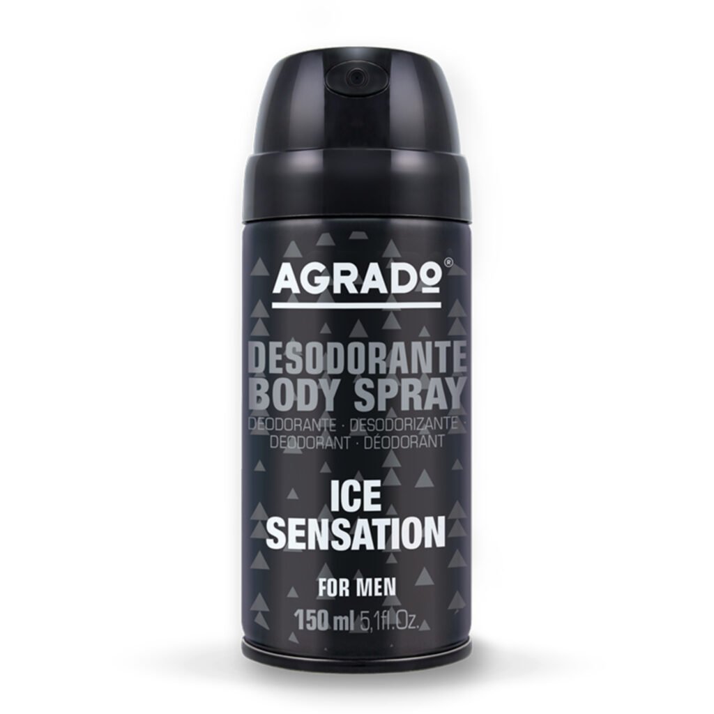 AGRADO DESODORANTE BODYSPRAY ICE SENSATION PARA HOMBRE 150 ML