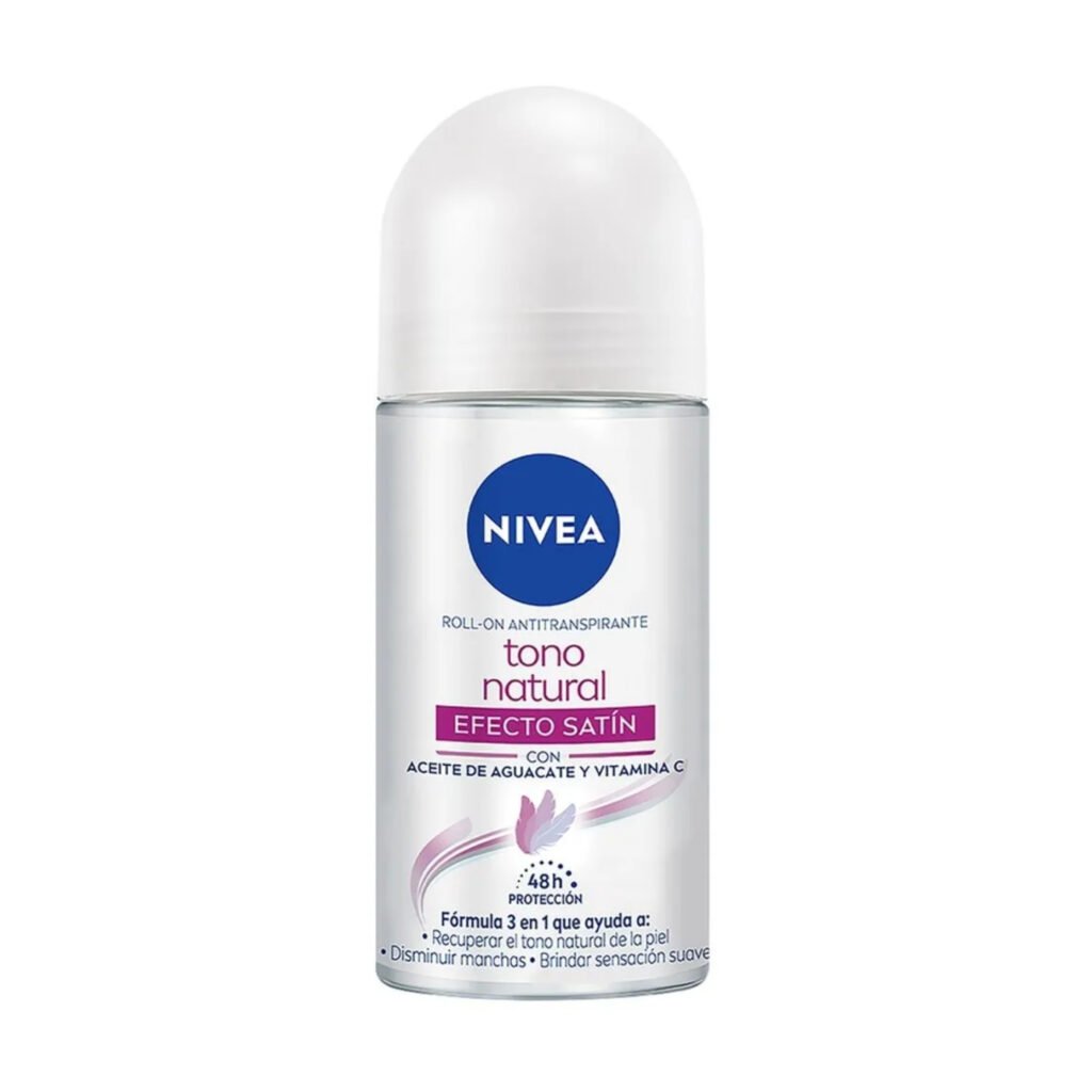 NIVEA DESODORANTE ROLL ON TONO NATURAL EFECTO SATIN 50 ML