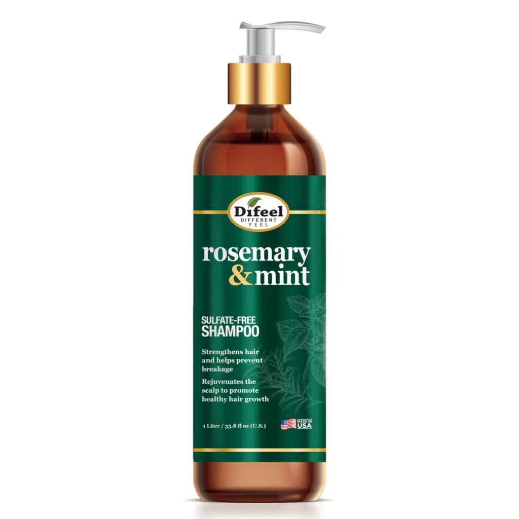 DIFEEL SHAMPOO FORTALECEDOR CON ROMERO Y MENTA CON BIOTINA 33.8 OZ