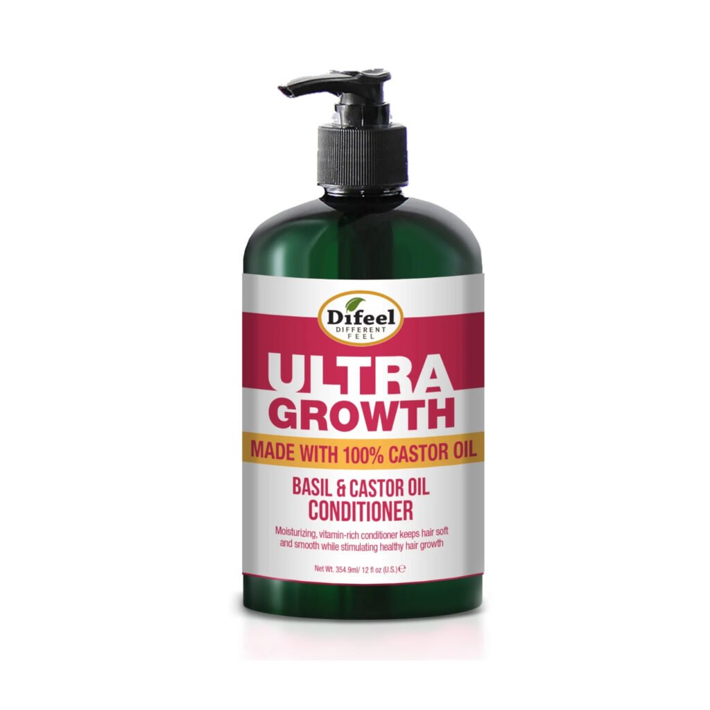 DIFEEL ACONDICIONADOR ULTRA GROWTH CON ALBAHACA Y ACEITE DE RICINO 12 OZ