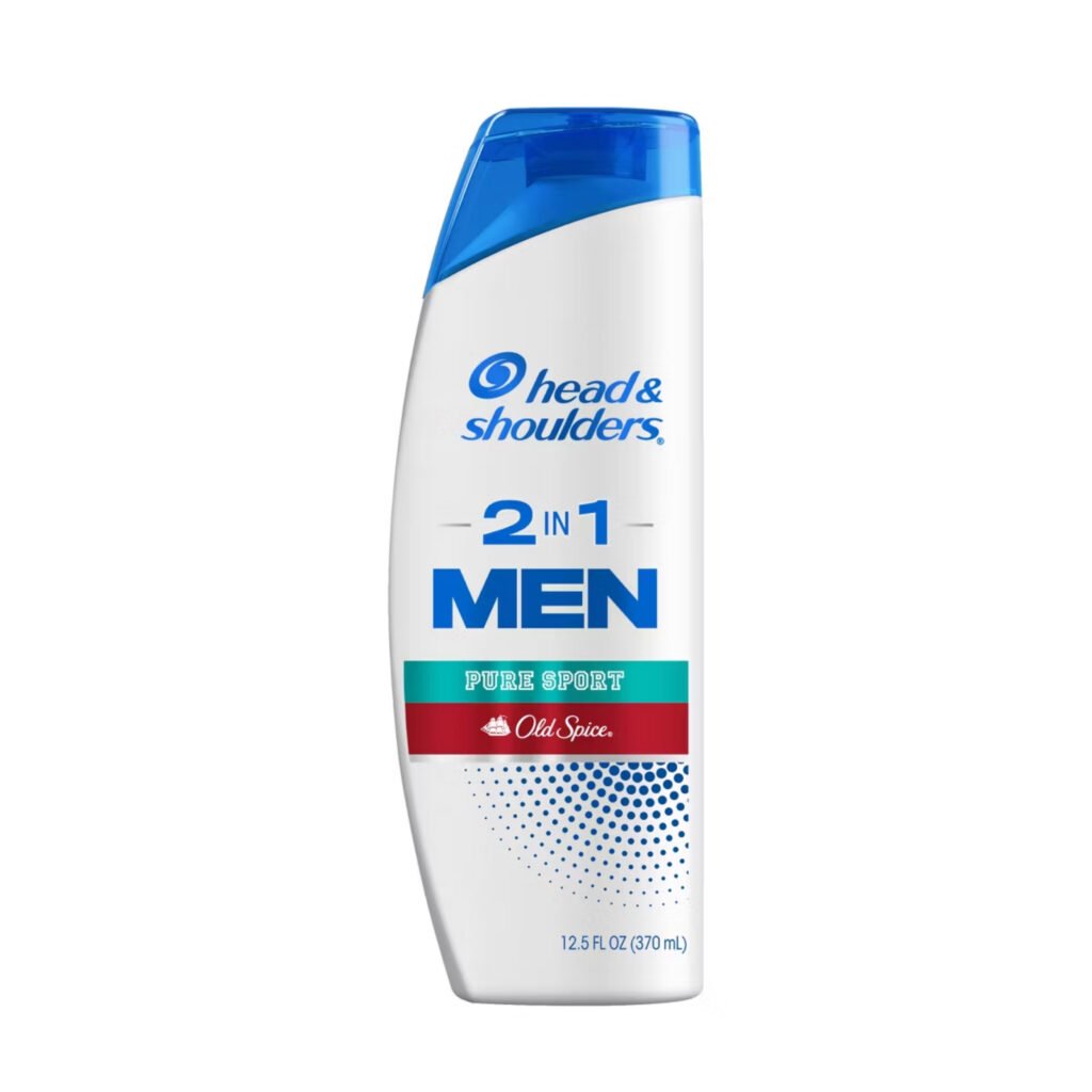 HEAD & SHOULDERS SHAMPOO 2 EN 1 PARA HOMBRE OLD SPICE PURE SPORT 12.5 OZ
