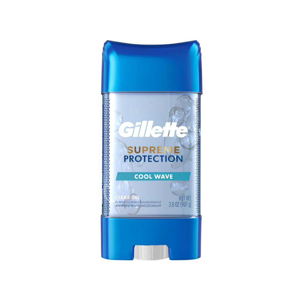 GILLETTE DESODORANTE CLEAR GEL SUPREME COOL WAVE 3.8 OZ