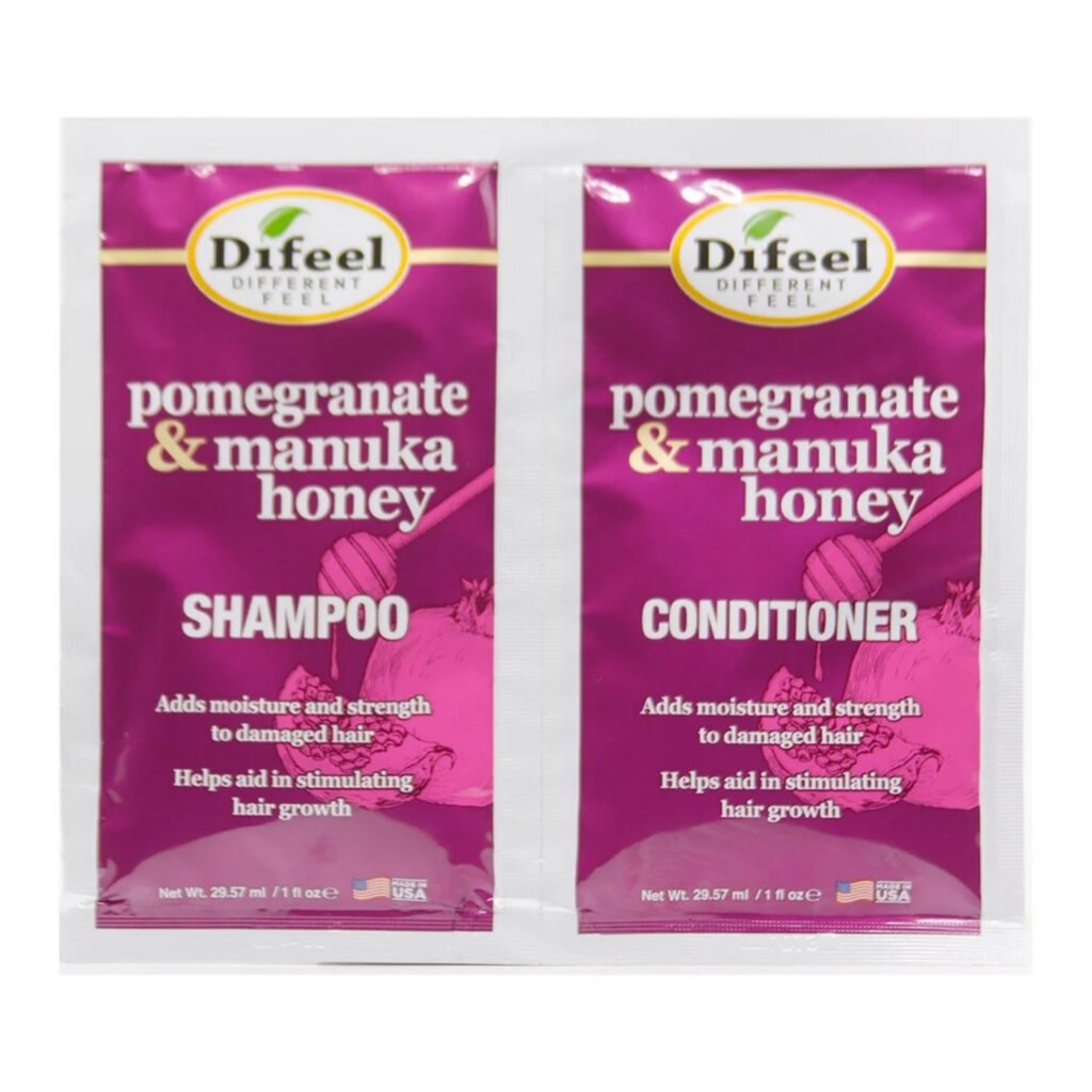 DIFEEL SOBRE SHAMPOO SIN SULFATO DE GRANADA Y MIEL DE MANUKA 2 OZ