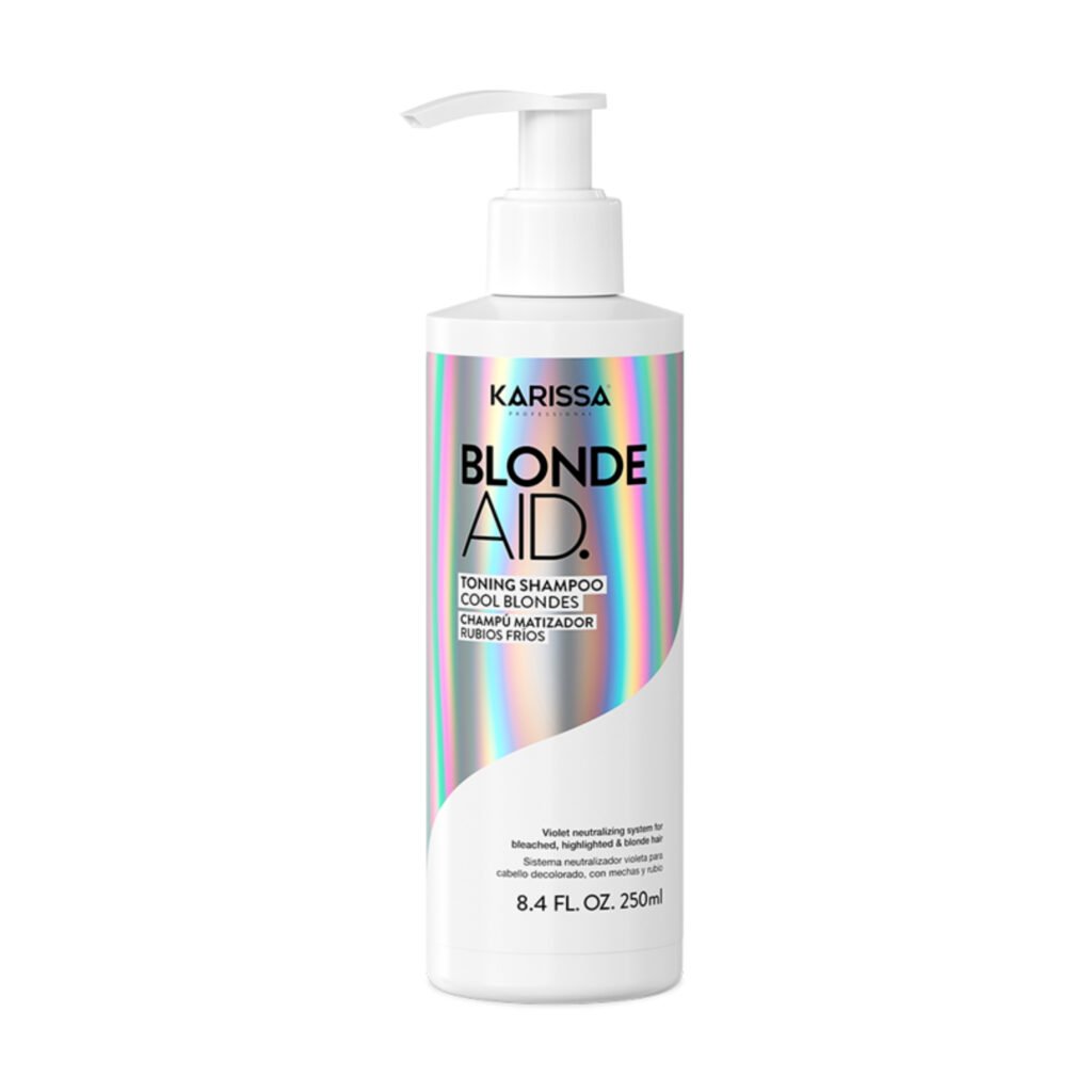 BLONDE AID SHAMPOO MATIZADOR PARA RUBIAS FRIAS 8.4 OZ