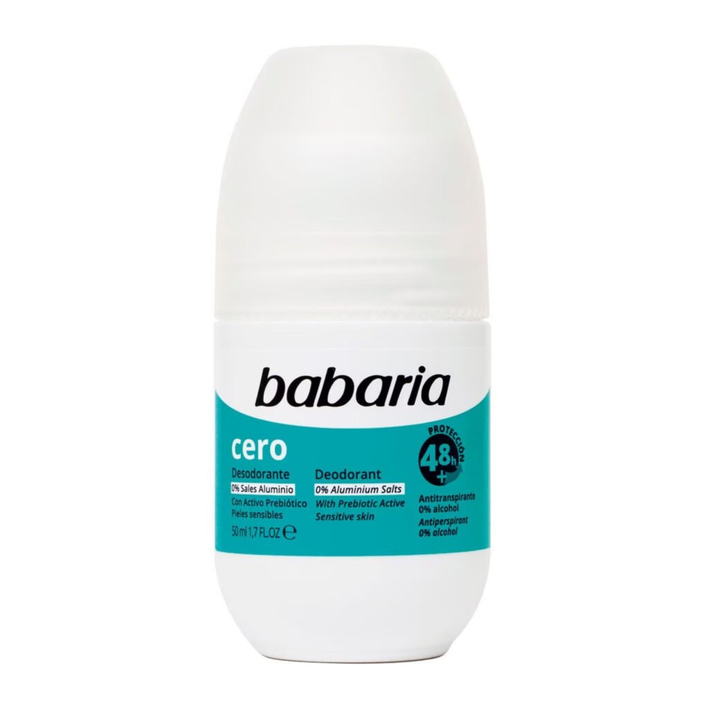 BABARIA DESODORANTE ANTITRANSPIRANTE ROLL ON CERO 50 ML