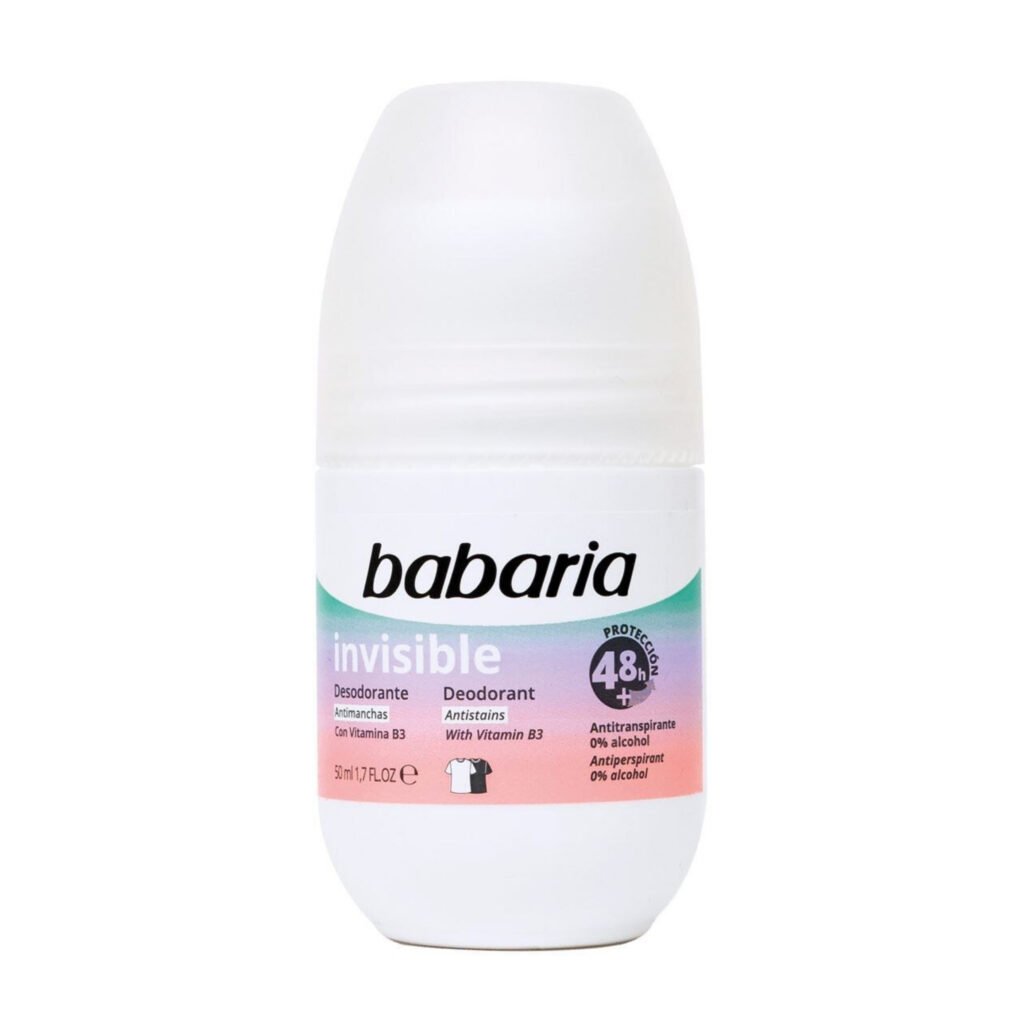 BABARIA DESODORANTE ANTIMANCHAS ROLL ON INVISIBLE 50 ML