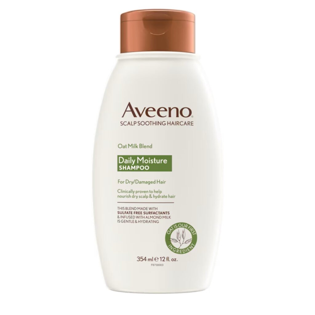 AVEENO SHAMPOO HIDRATANTE PARA CABELLO SECO Y DAÑADO DE LECHE DE AVENA 12 OZ