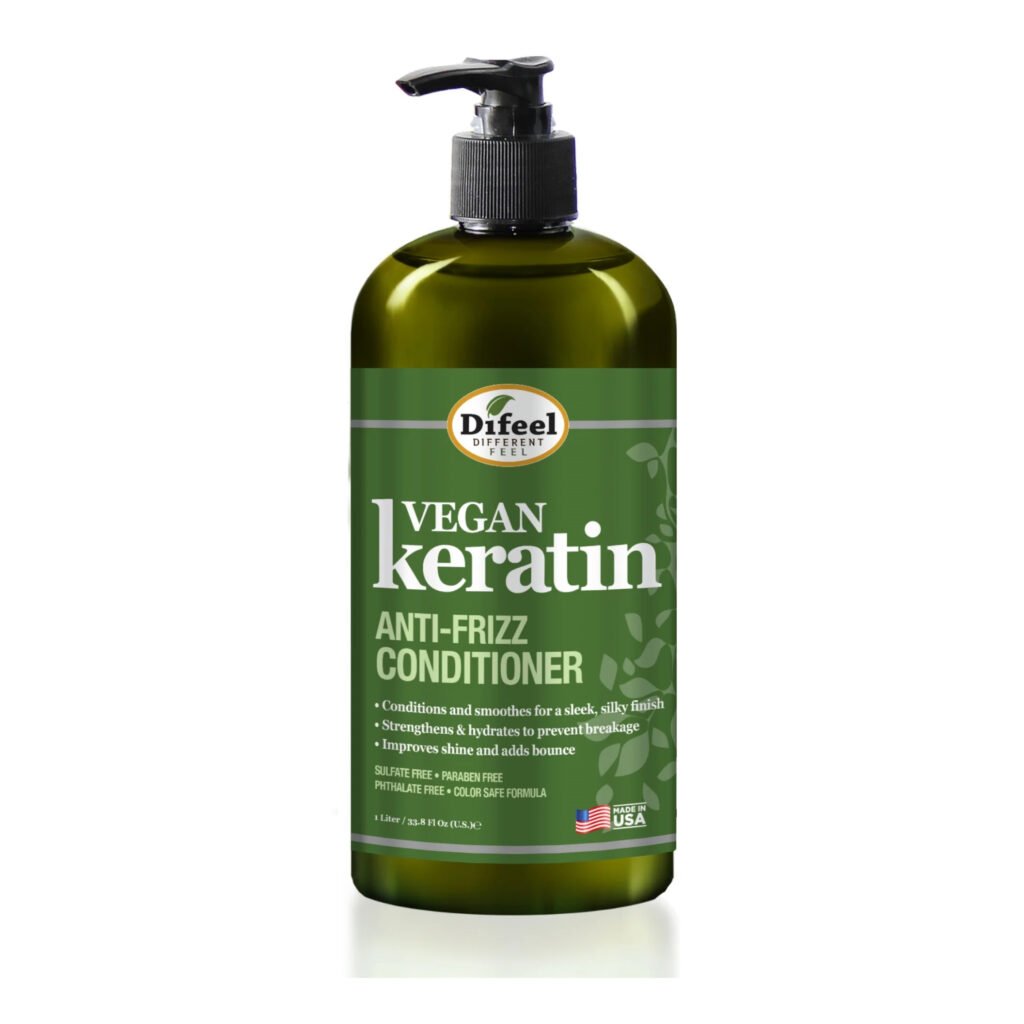 DIFEEL ACONDICIONADOR ANTI ENCRESPAMIENTO DE KERATINA VEGANA 33.8 OZ