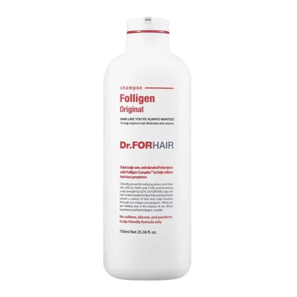 DR.FORHAIR SHAMPOO FOLLIGEN ORIGINAL DE CERAMIDA DE BIOTINA 750 ML
