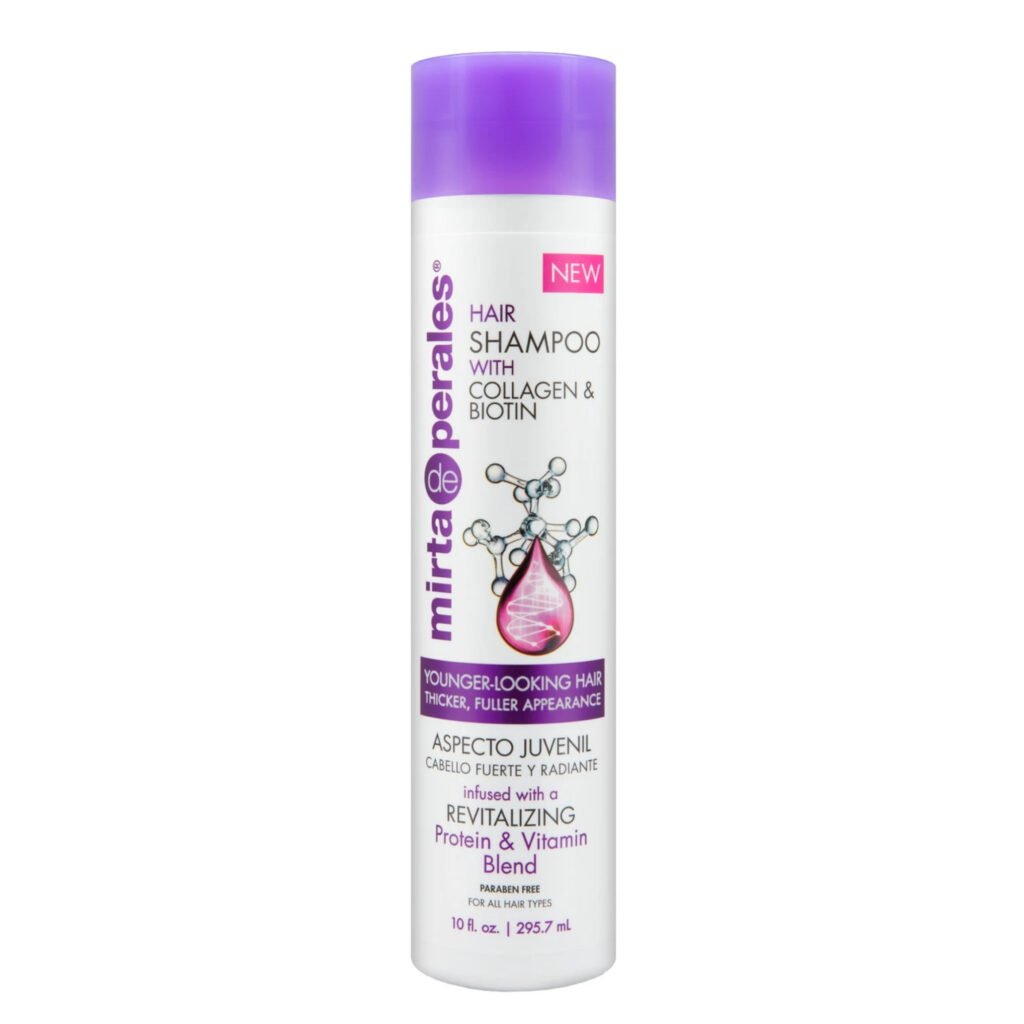 MIRTA DE PERALES SHAMPOO DE COLAGENO CON BIOTINA 10 OZ