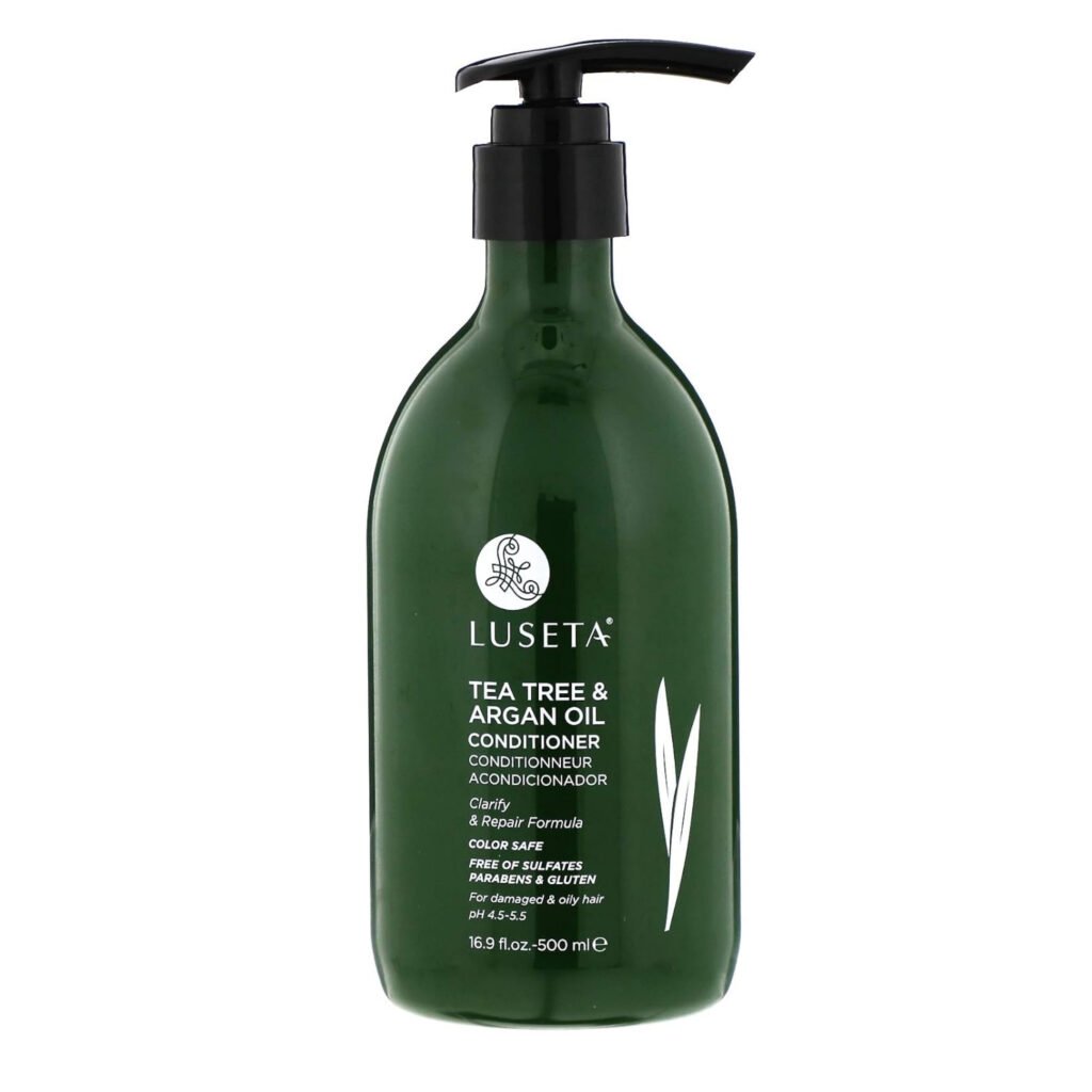 LUSETA ACONDICIONADOR REPARADOR DE ARBOL DE TE Y ACEITE DE ARGAN 16.9 OZ