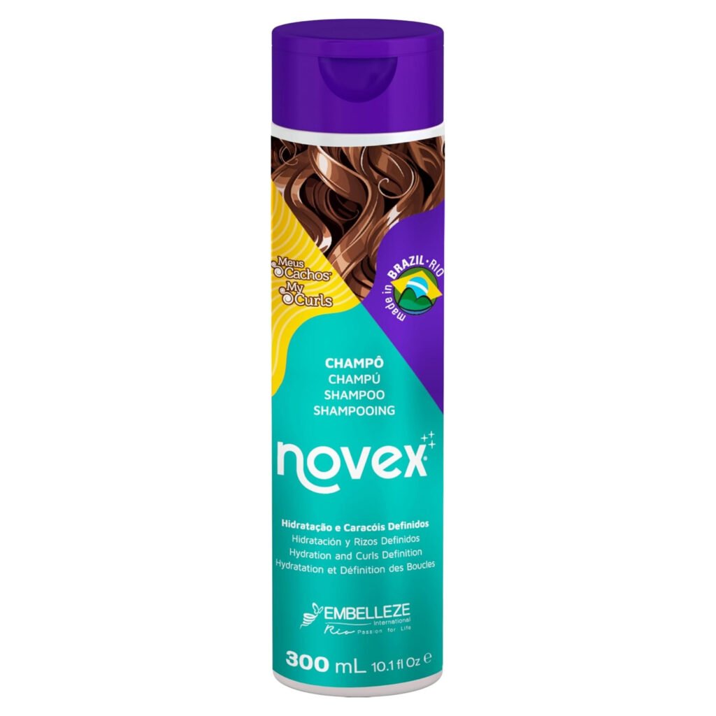 NOVEX SHAMPOO HIDRATACION PROFUNDA Y DEFINICION DE RIZOS CON EXTRACTO DE ARANDONO Y UNA MEZCLA DE ACEITES 300 ML