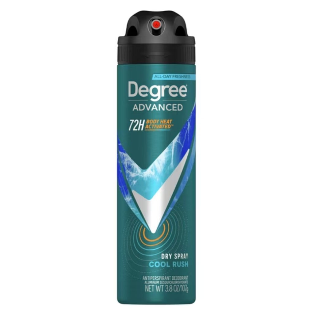 DEGREE DESODORANTE AEROSOL ANTITRANSPIRANTE COOL RUSH 3.8 OZ