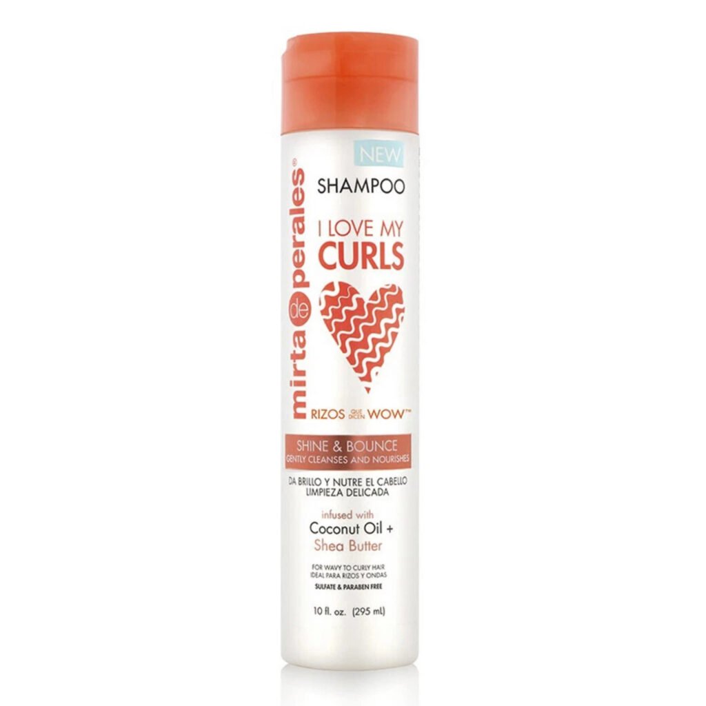 MIRTA DE PERALES SHAMPOO LOVE MY CURLS CON ACEITE DE COCO Y MANTECA DE KARITE 10 OZ