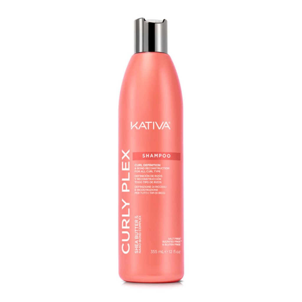 KATIVA SHAMPOO HIDRATANTE Y ANTI ENCRESPAMIENTO CON DEFINICION Y RECONSTRUCCION DE RIZOS 12 OZ