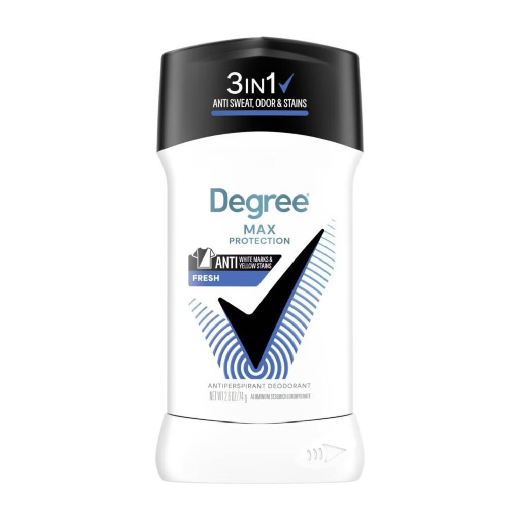 DEGREE DESODORANTE ANTITRANSPIRANTE EN BARRA PARA HOMBRES ULTRACLEAR BLACK & WHITE 2.7 OZ
