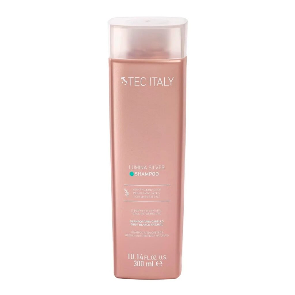 TEC ITALY SHAMPOO MATIZADOR PARA CABELLO GRIS Y BLANCO 300 ML