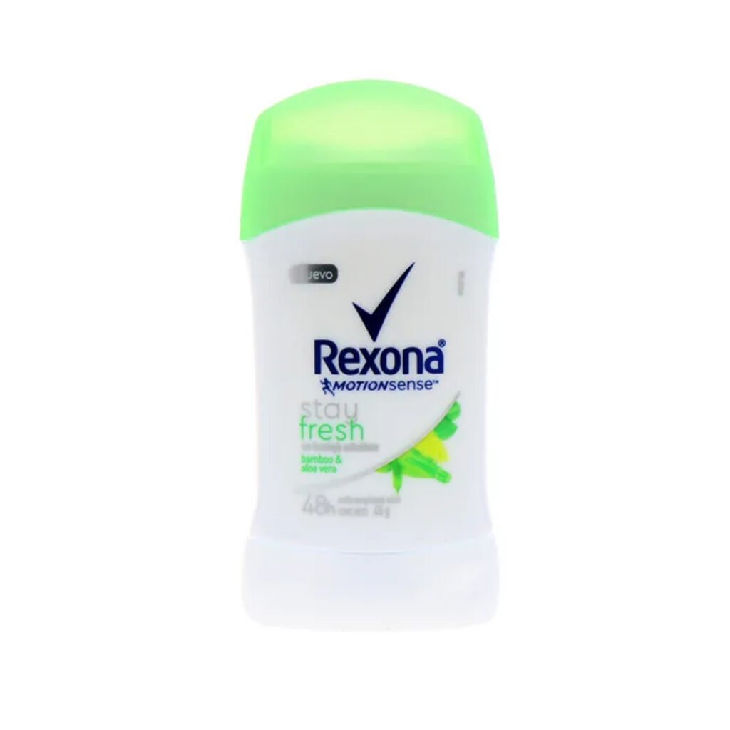Rexona Desodorante Motion Sense Mujer Solido Antitranspirante Bambu Y Aloe 45 G