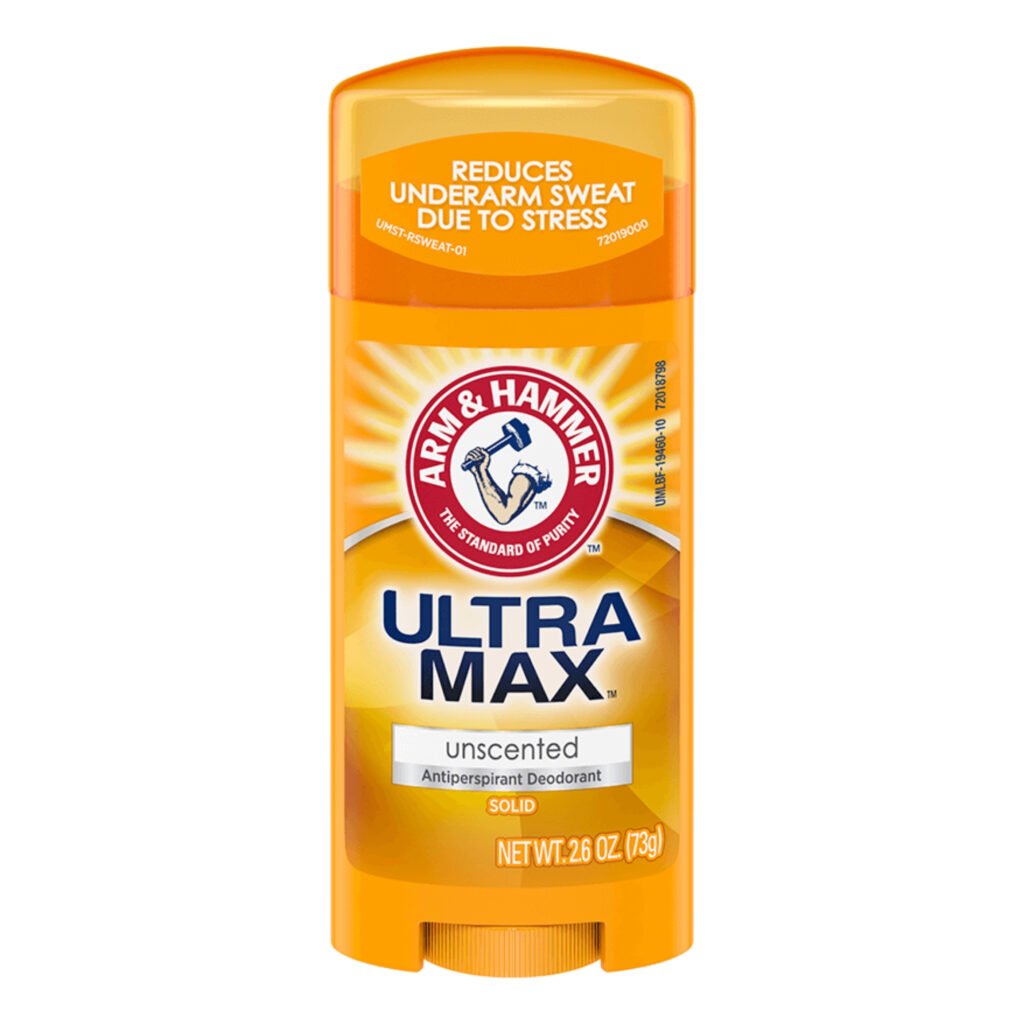 ARM & HAMMER DESODORANTE ANTITRANSPIRANTE SOLIDO ULTRAMAX SIN AROMA 2.6 OZ