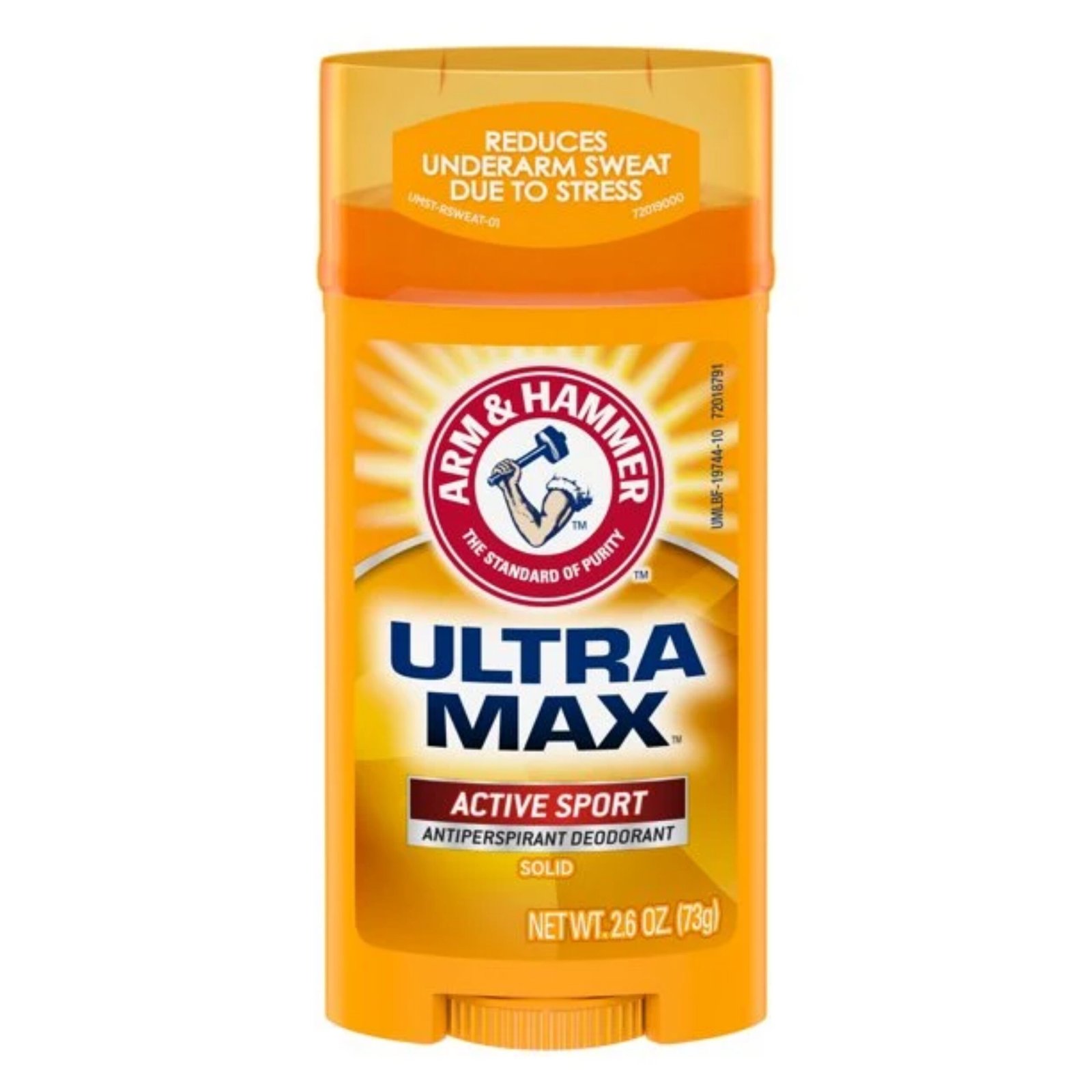 ARM & HAMMER DESODORANTE ANTITRANSPIRANTE SOLIDO ULTRAMAX ACTIVE SPORT 2.6 OZ
