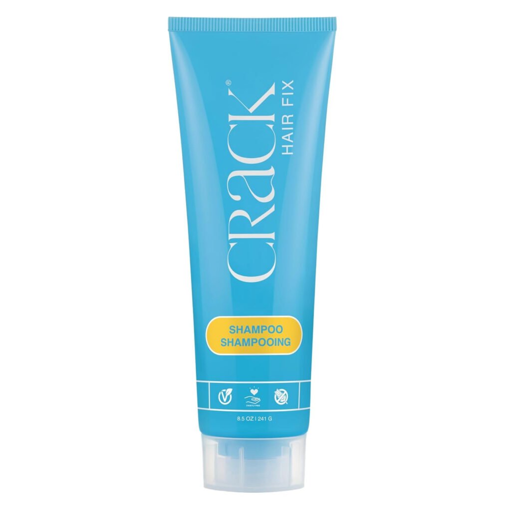 CRACK HAIR FIX SHAMPOO HIDRATANTE Y PROTECTOR PARA CABELLO SECO CON EXTRACTO DE ACAI 8.5 OZ