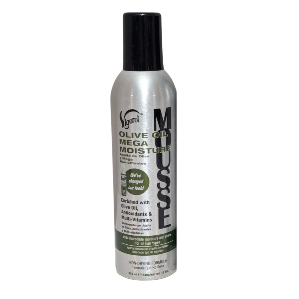 Vigorol Mousse Mega Humectante Aceite De Oliva 12 Oz