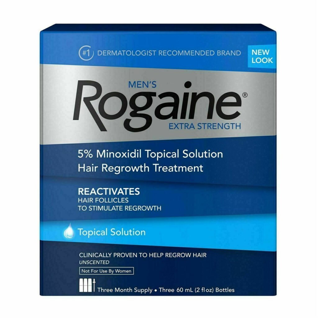 Rogaine Tratamiento Para Crecimineto Capilar 3 Unidades De 60 Ml