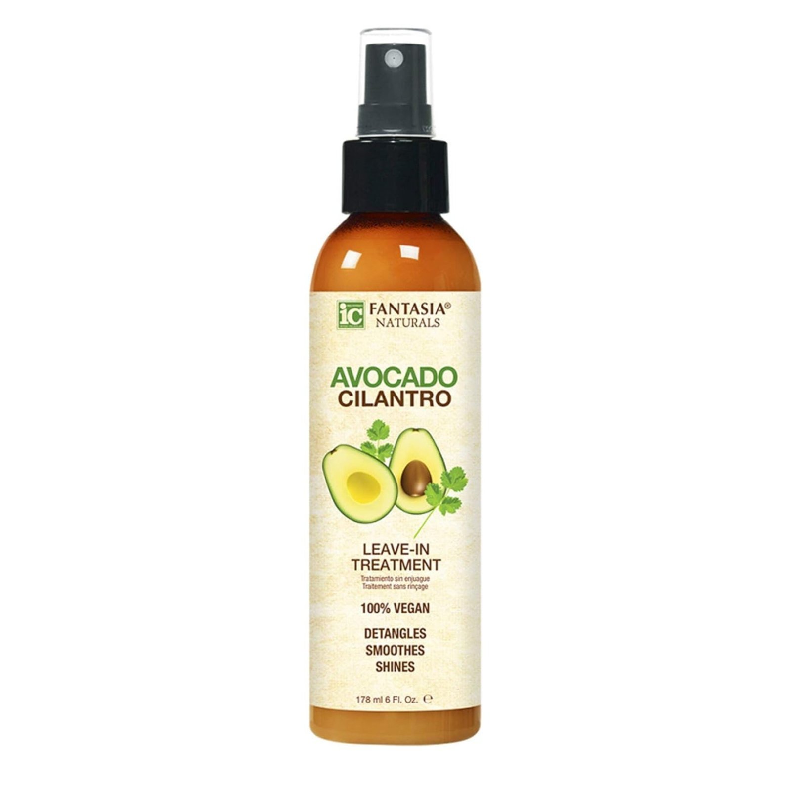 Fantasia Ic Tratamiento Sin Enjuague Aguacate Y Cilantro 6 Oz