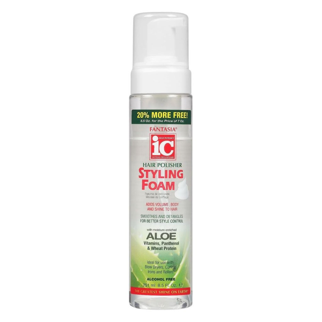 Fantasia Ic Espuma Para Volumen Y Brillo Aloe 2 Oz