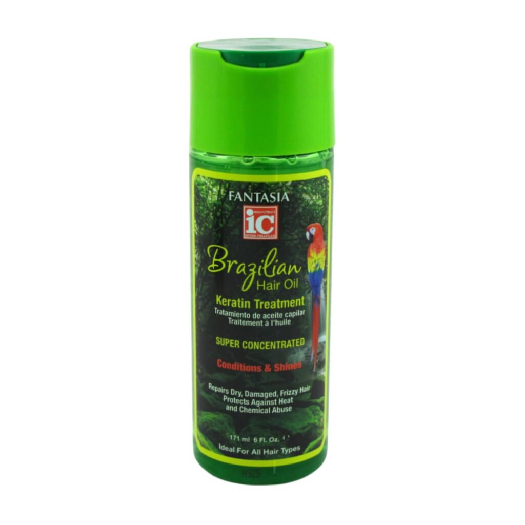 Fantasia Ic Tratamiento De Aceite Capilar Keratina Brasileña 6 Oz