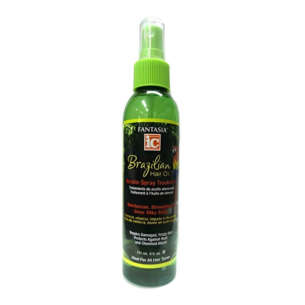 Fantasia Ic Tratamiento De Aceite Capilar En Spray Keratina Brasileña 6 Oz