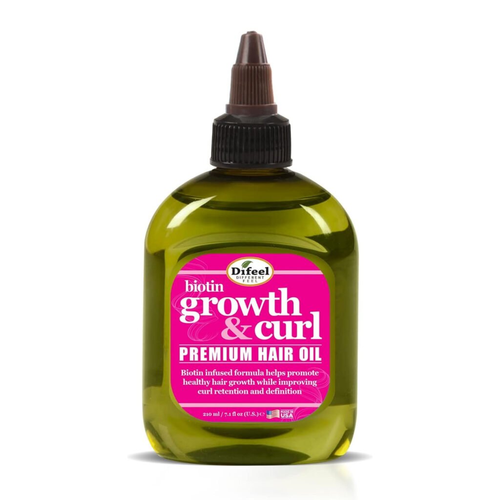 Difeel Aceite Growth & Curl Con Biotina 8 Oz