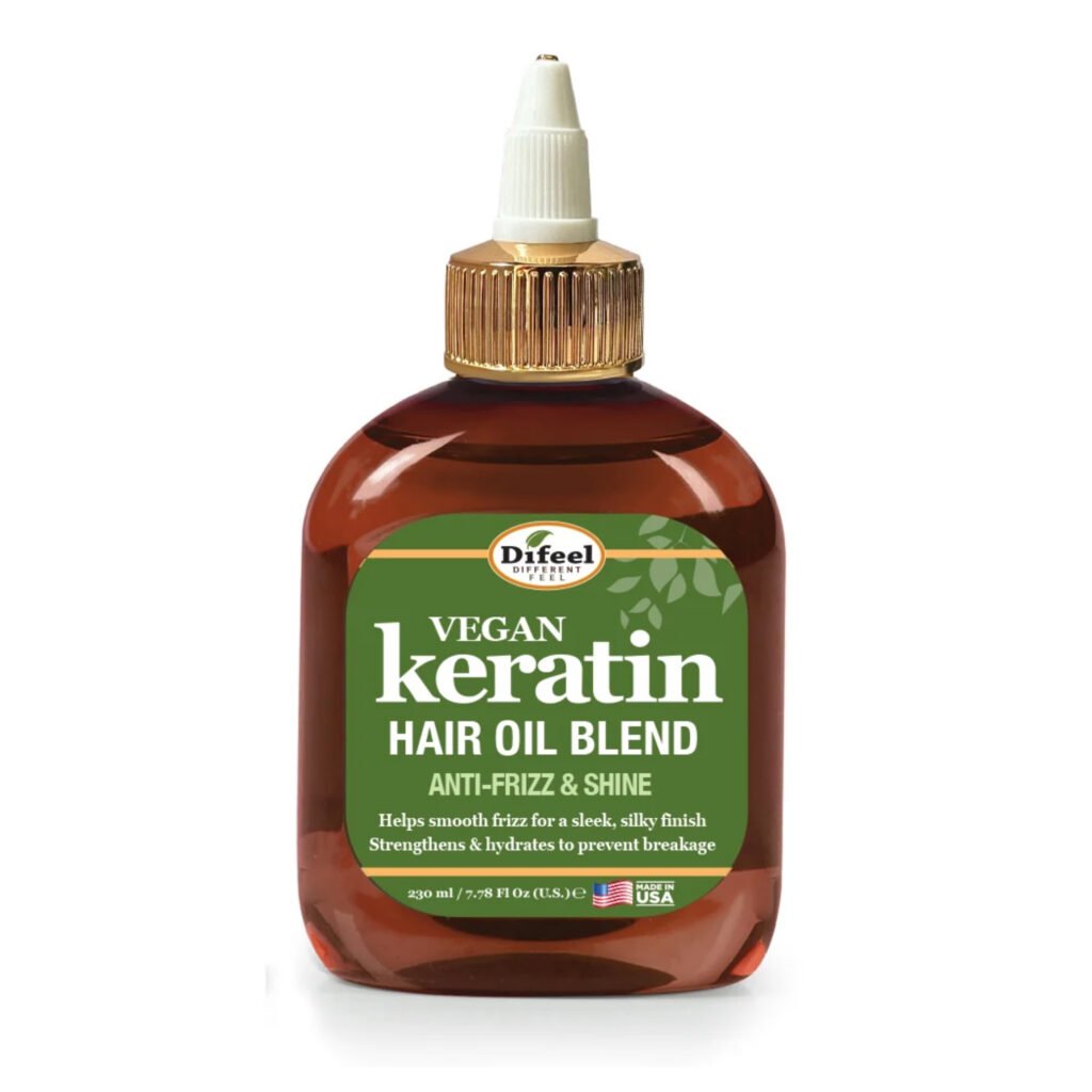 Difeel Mascarilla Antifrizz Y Brillo Con Keratina Vegana 12 Oz
