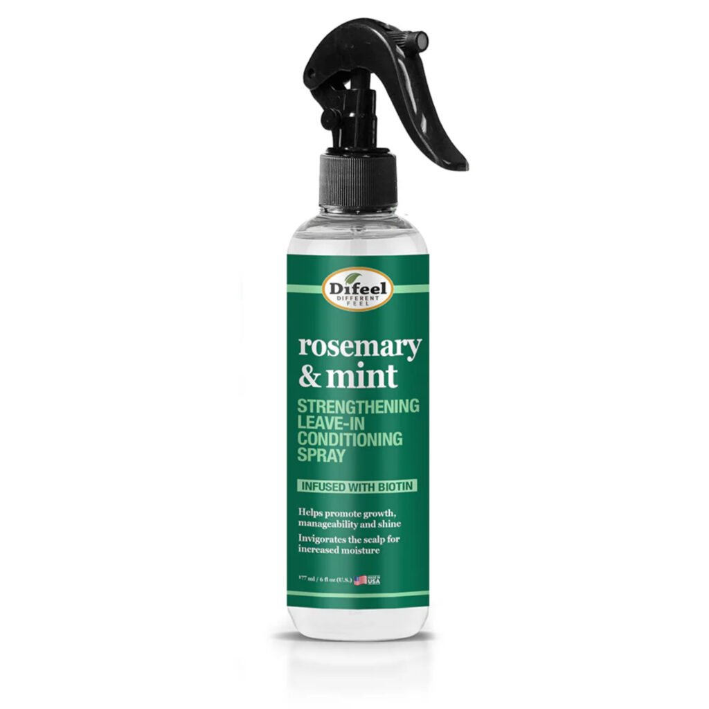 Difeel Spray Sin Enjuage De Romero Y Menta 6 Oz