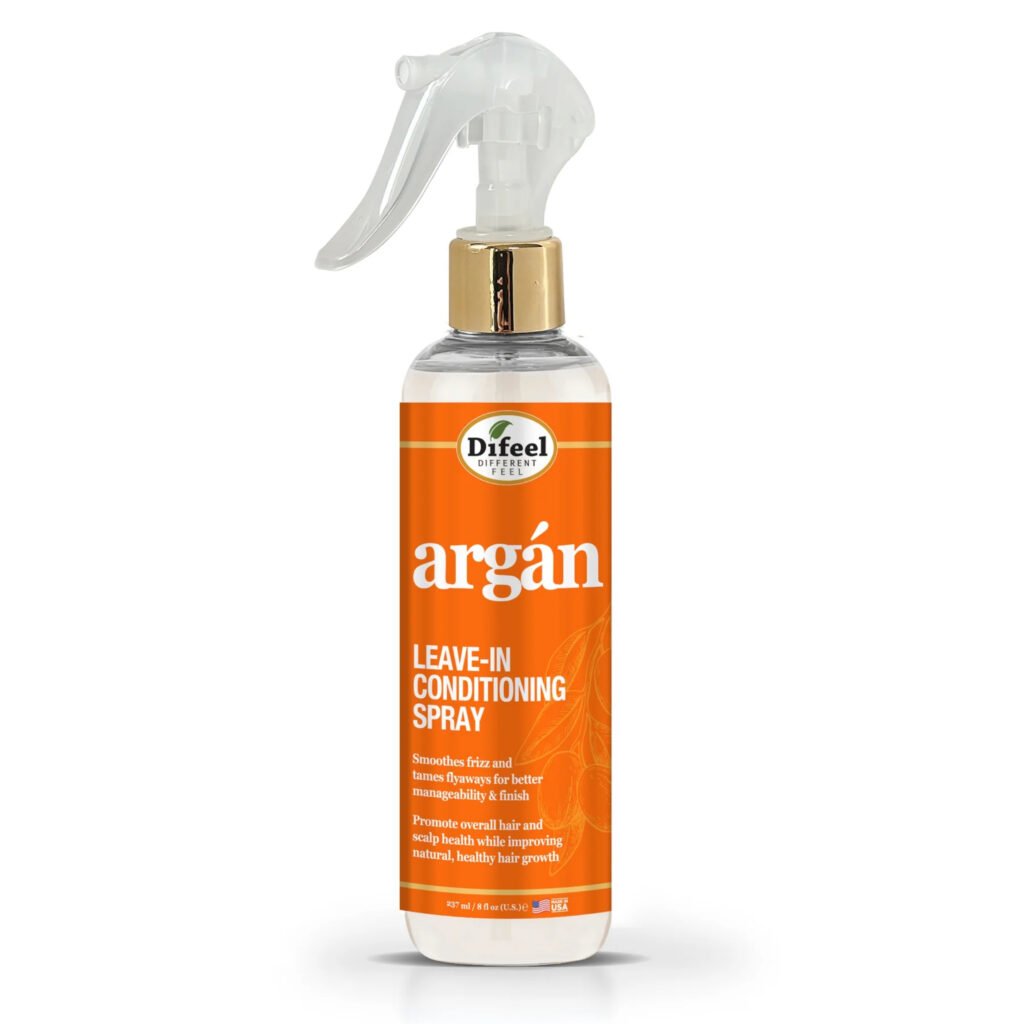 Difeel Spray Sin Enjuage De Argan 8 Oz