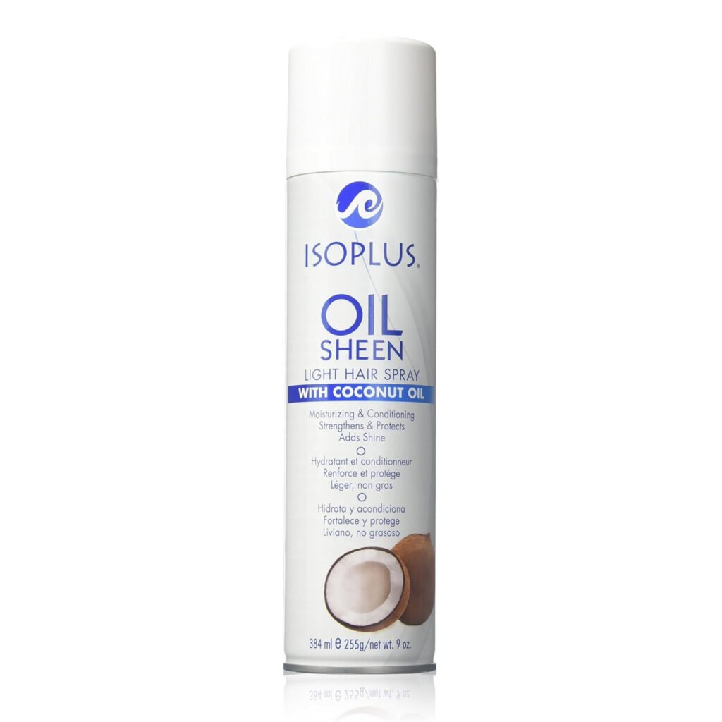 Isoplus Fijador Ligero Con Aceite De Coco 9 Oz
